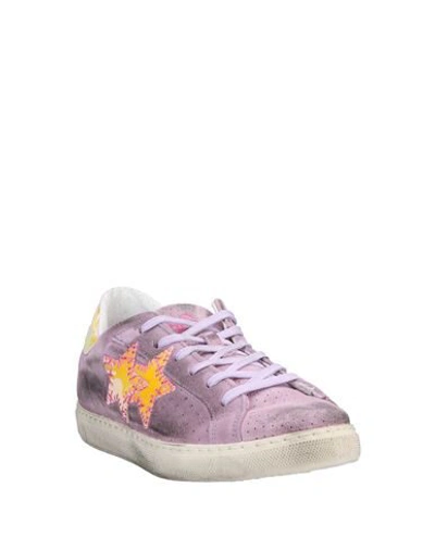 Shop 2star Sneakers In Lilac