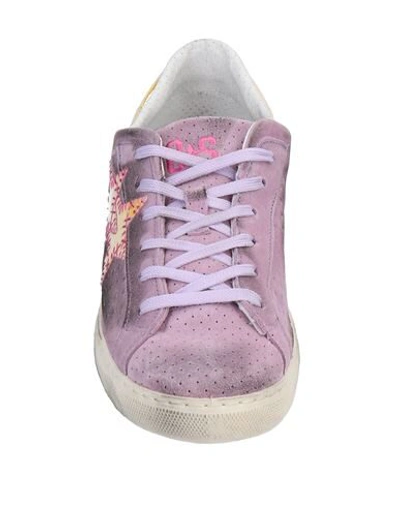 Shop 2star Sneakers In Lilac