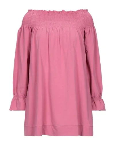 Shop Alpha Studio Woman T-shirt Pink Size 2 Cotton, Elastane
