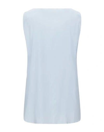 Shop Anneclaire Tops In Sky Blue