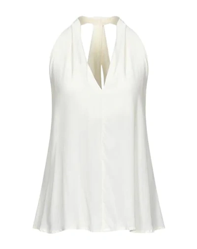 Shop Ottod'ame Tops In Ivory