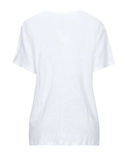 Shop Altea Woman T-shirt White Size Xs Linen