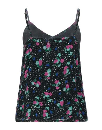 Essentiel Antwerp Antwerp Viance Frilled Neck Top In Black In Black