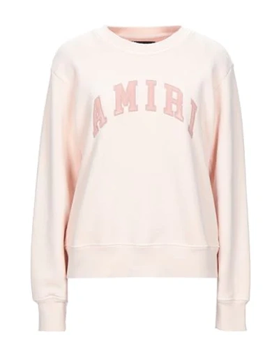 Shop Amiri Sweatshirts In Pink