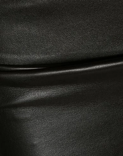 Sprwmn French Leather Ankle Legging In Black In Black