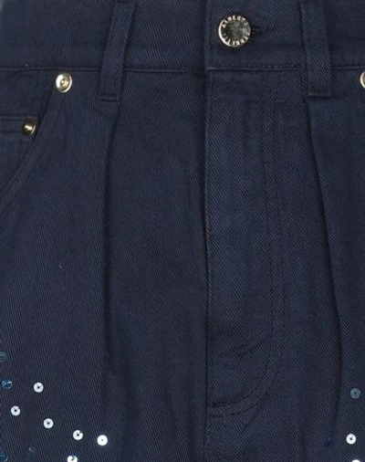Shop Alberta Ferretti Shorts & Bermuda Shorts In Dark Blue
