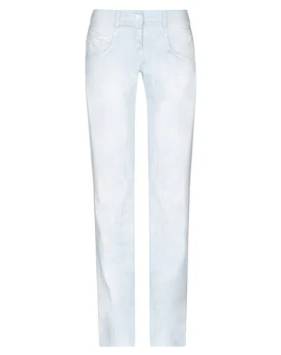 Shop Daniele Alessandrini Pants In Sky Blue