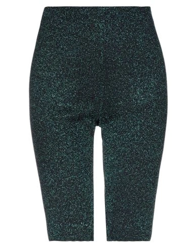 Circus Hotel Woman Shorts & Bermuda Shorts Deep Teal Size 6 Viscose, Polyester In Green