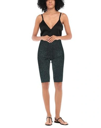 Circus Hotel Woman Shorts & Bermuda Shorts Deep Teal Size 6 Viscose, Polyester In Green