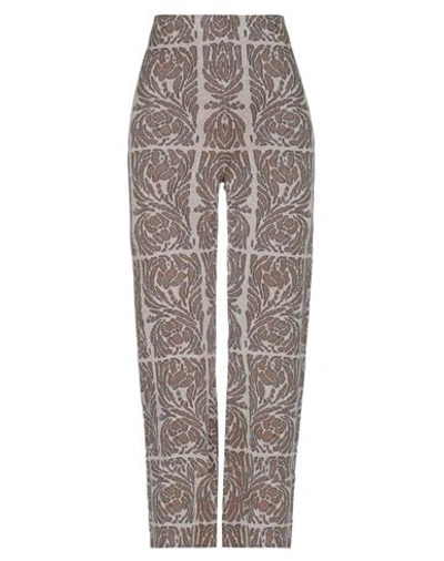 Shop Circus Hotel Woman Pants Sand Size 8 Viscose, Polyester In Beige