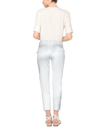 Shop Pt Torino Woman Pants White Size 4 Cotton, Viscose, Elastane