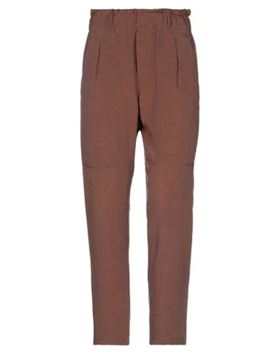 Shop Nina 14.7 Woman Pants Light Brown Size 6 Polyurethane, Polyester In Beige