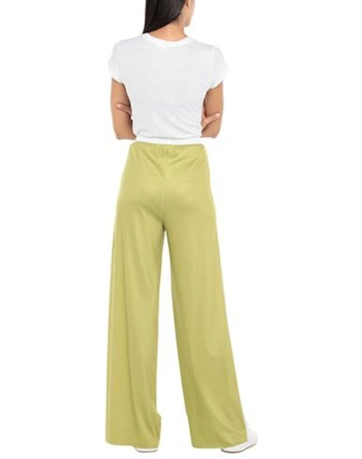 Shop Pierantonio Gaspari Woman Pants Acid Green Size 10 Polyester, Elastane
