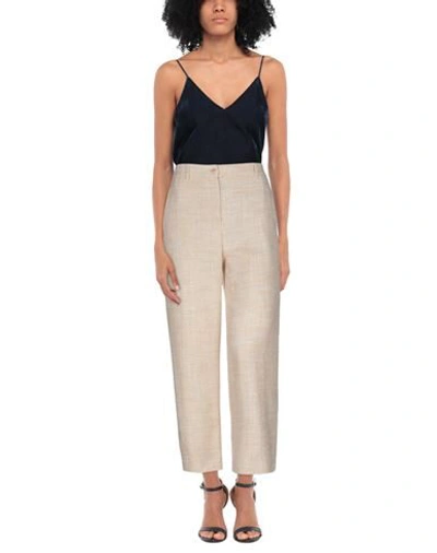 Boutique Moschino Pants In Beige