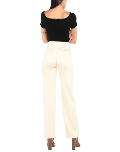 Shop Totême Casual Pants In Ivory