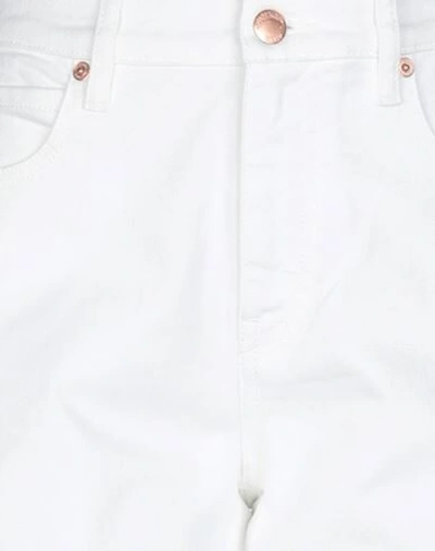 Shop Belstaff Woman Jeans White Size 30 Cotton, Rubber