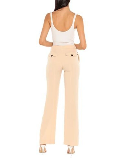Shop Chloé Woman Pants Beige Size 12 Triacetate, Polyester