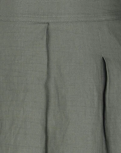 Shop Anna Seravalli 3/4-length Shorts In Military Green