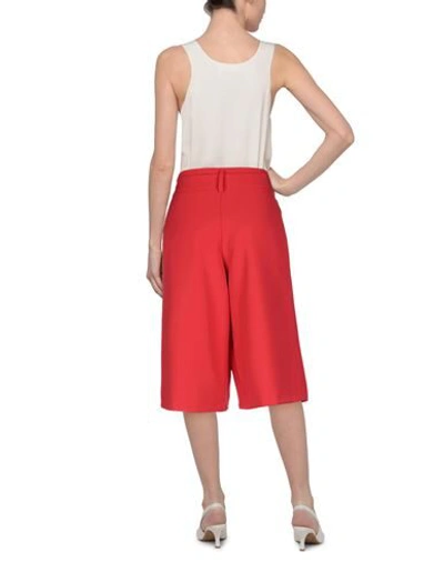 Shop Akep 3/4-length Shorts In Red