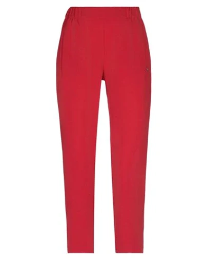 Shop Ottod'ame Woman Pants Red Size 2 Polyester, Elastane