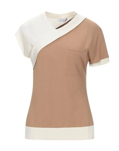 Shop Beatrice B Beatrice.b Sweaters In Beige