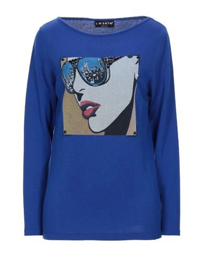 Shop Le Fate Sweaters In Bright Blue