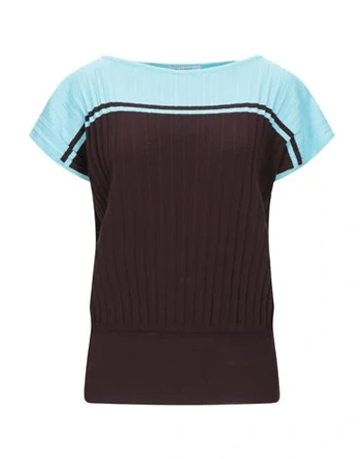 Shop Beatrice B Beatrice.b Sweaters In Turquoise