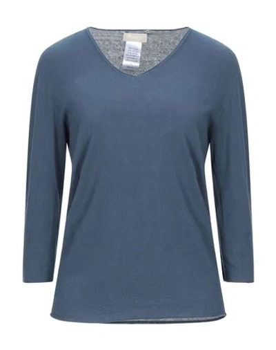 Shop Arovescio Sweaters In Dark Blue
