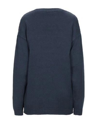 Shop Sara Lanzi Sweaters In Slate Blue