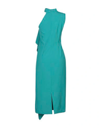Shop Anna Rachele 3/4 Length Dresses In Emerald Green
