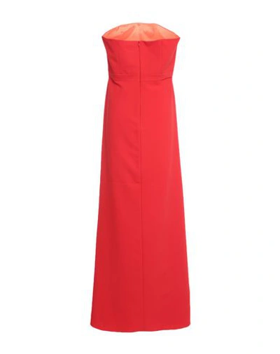 Shop Alex Vidal Long Dresses In Red