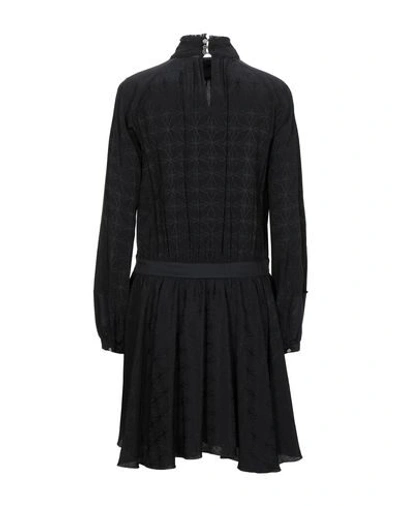 Shop Byblos Woman Mini Dress Black Size 4 Acetate, Viscose