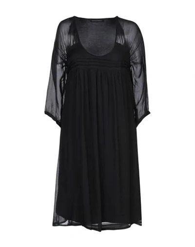 Shop Massimo Rebecchi Woman Mini Dress Black Size 6 Silk