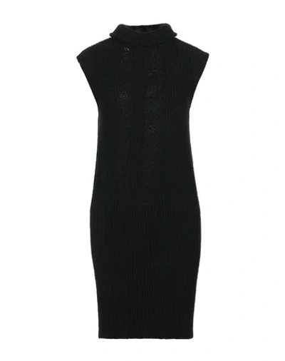 Shop Gaelle Paris Gaëlle Paris Woman Mini Dress Black Size 1 Acrylic, Wool, Polyamide, Polyester