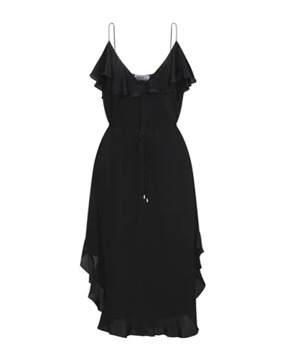 Shop Zimmermann 3/4 Length Dresses In Black