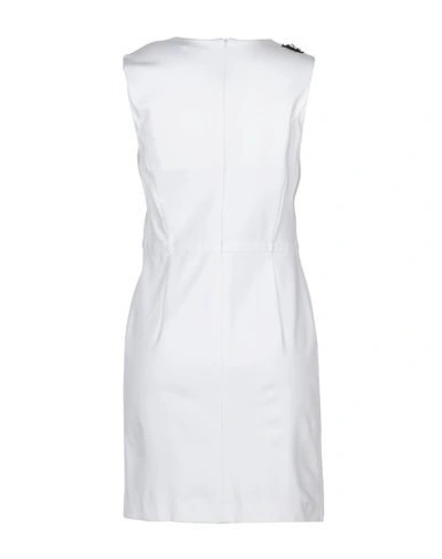 Shop Dirk Bikkembergs Short Dresses In White