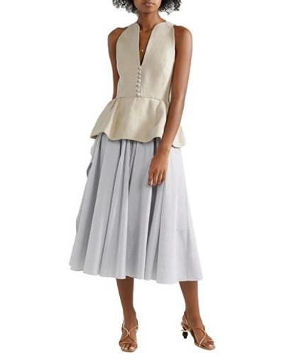 Shop Rosie Assoulin Midi Dresses In Beige