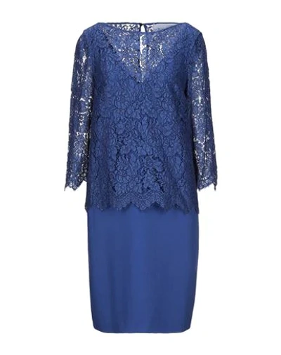 Shop Giorgio Grati Midi Dresses In Blue