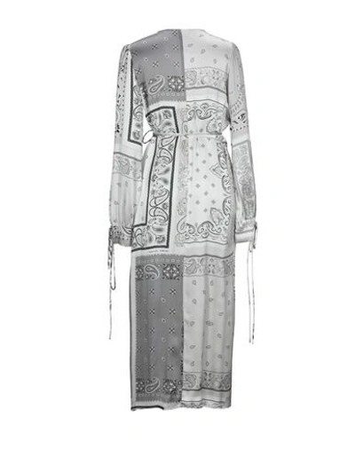 Shop Amiri 3/4 Length Dresses In Ivory