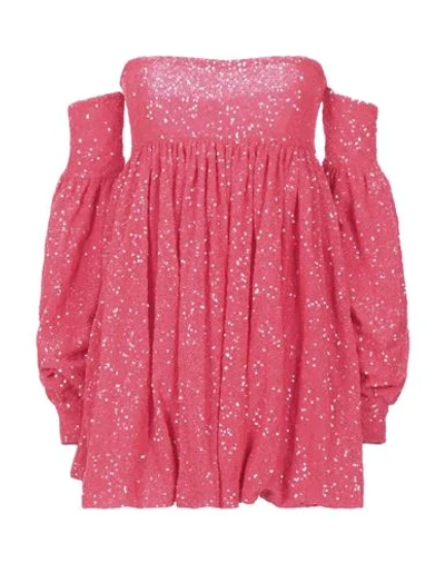 Shop Amen Woman Mini Dress Pink Size 6 Polyamide, Pvc - Polyvinyl Chloride