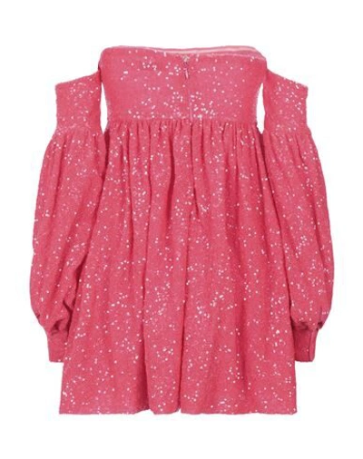 Shop Amen Woman Mini Dress Pink Size 8 Polyamide, Pvc - Polyvinyl Chloride
