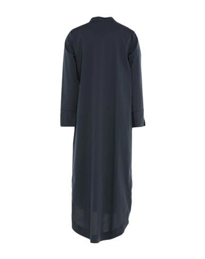 Shop Anna Seravalli Knee-length Dresses In Dark Blue