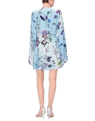 Shop Stella Mccartney Short Dresses In Sky Blue