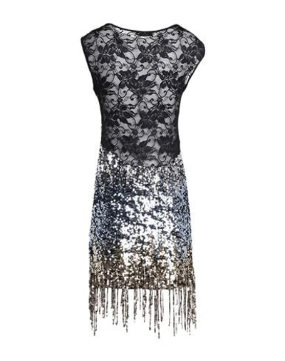Faith Connexion Sequin Fringe Dress In Silver