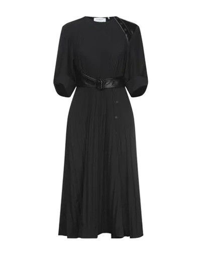 Shop Sportmax 3/4 Length Dresses In Black