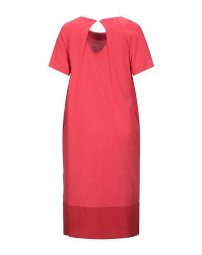 Shop Anna Seravalli Knee-length Dresses In Red
