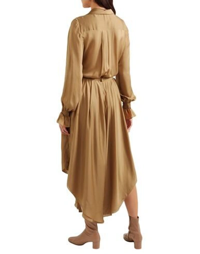 Shop Arje Long Dresses In Camel