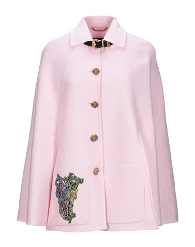 Shop Versace Capes & Ponchos In Pink