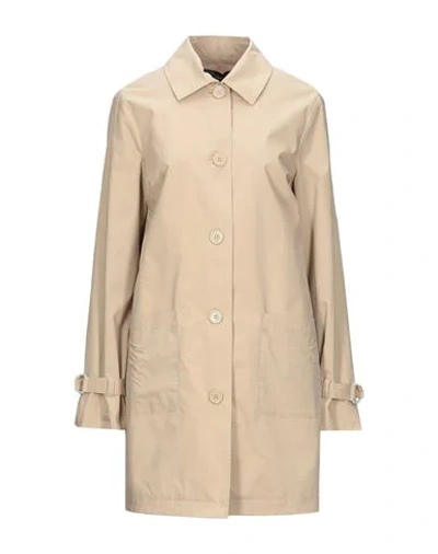 Trussardi Jeans Overcoats In Sand