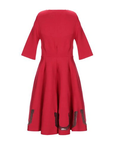 Shop Anitaliantheory Short Dresses In Red